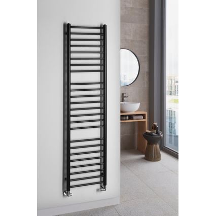 Sapho - vannas istabas radiators DINA 477W 40x156 cm matēts melns