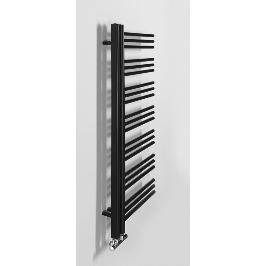 Sapho - vannas istabas radiators DORLION 400 W, 50x120x50 cm, matētas melnas krāsas