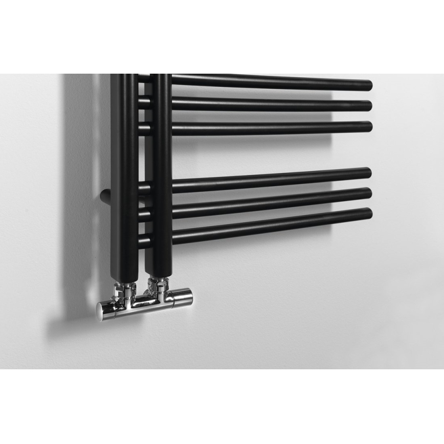 Sapho - vannas istabas radiators DORLION 400 W, 50x120x50 cm, matētas melnas krāsas