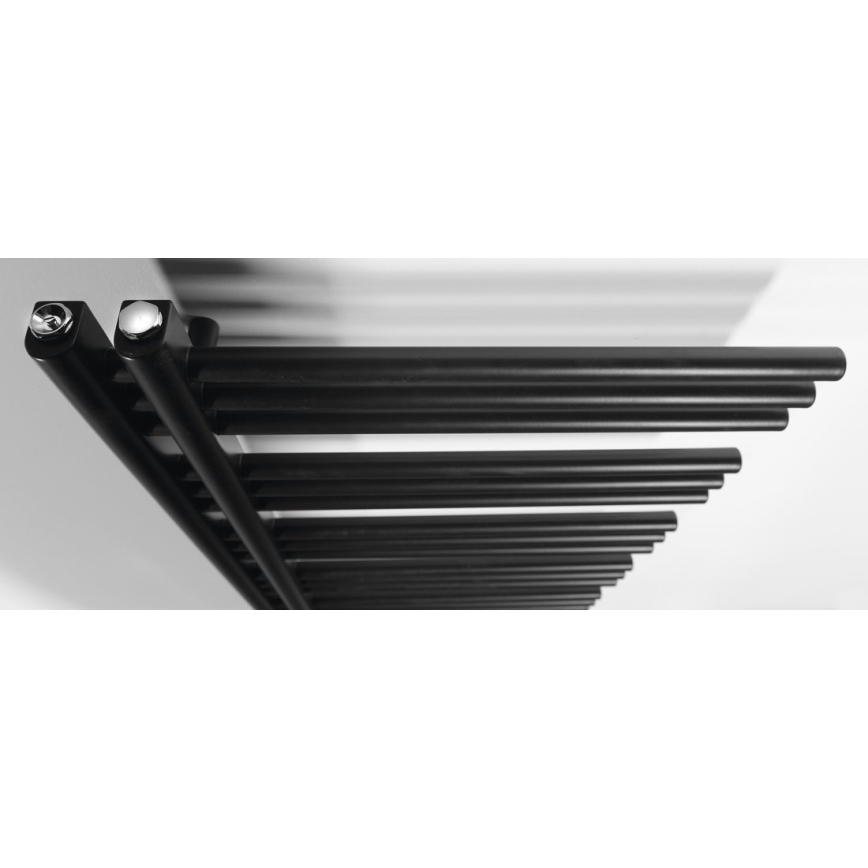 Sapho - vannas istabas radiators DORLION 400 W, 50x120x50 cm, matētas melnas krāsas
