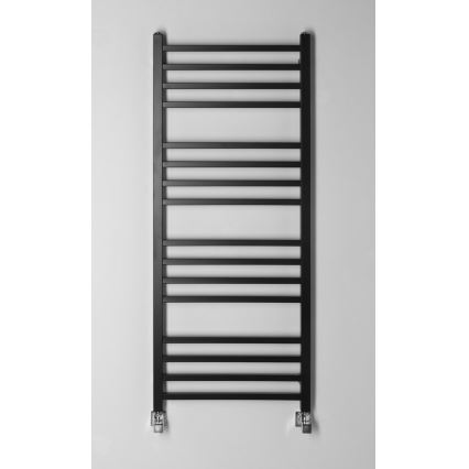Sapho - Vannas istabas radiators METRO 120x50 cm matētā melnā krāsā