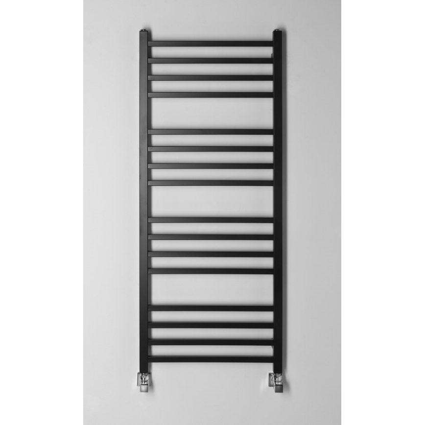 Sapho - Vannas istabas radiators METRO 120x50 cm matētā melnā krāsā