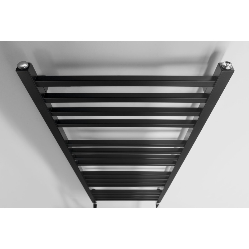 Sapho - Vannas istabas radiators METRO 120x50 cm matētā melnā krāsā