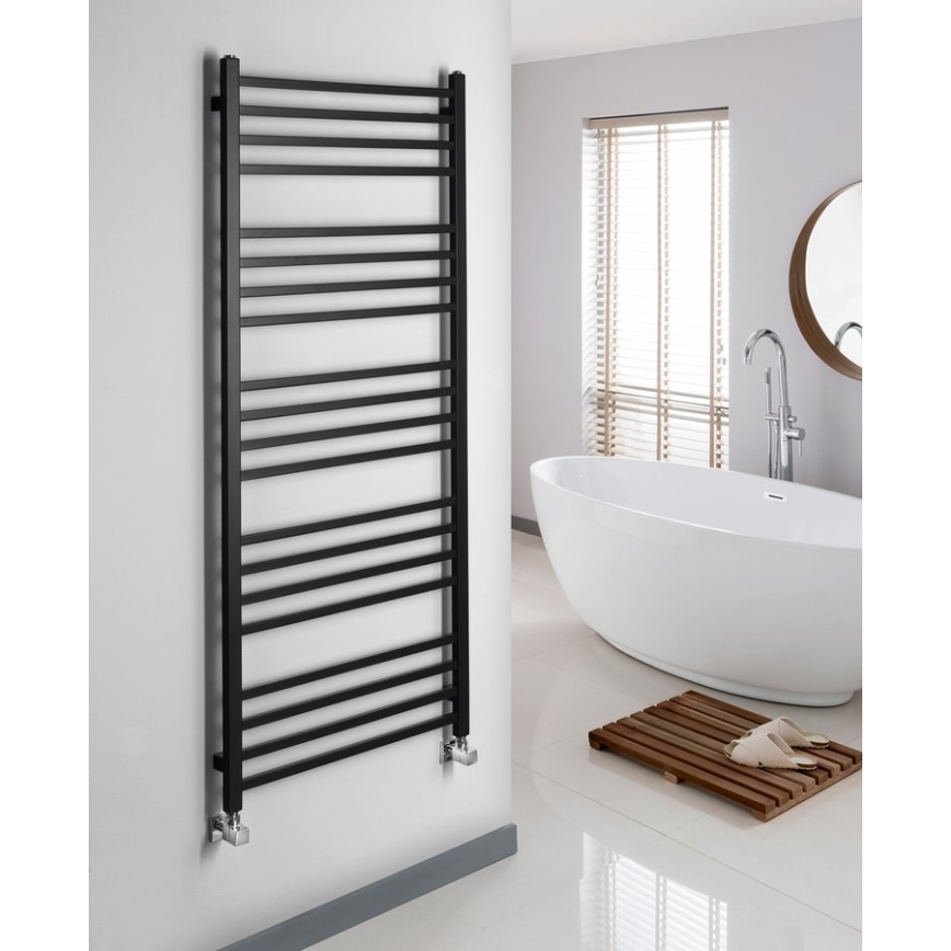 Sapho - Vannas istabas radiators METRO 151x60 cm matēts melns