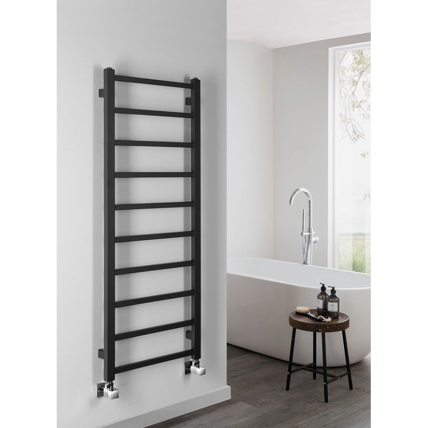 Sapho - Vannas istabas radiators METRO DOS 114x40 cm matēts melns