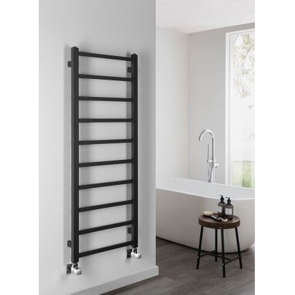 Sapho - Vannas istabas radiators METRO DOS 247W/230V 40x114 cm matēta melna apdare