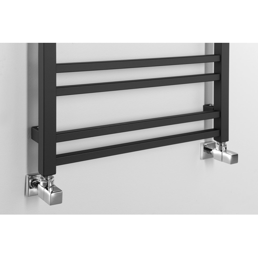 Sapho - Vannas istabas radiators METRO DOS 476W/230V 55x143 cm, matēta melna krāsa
