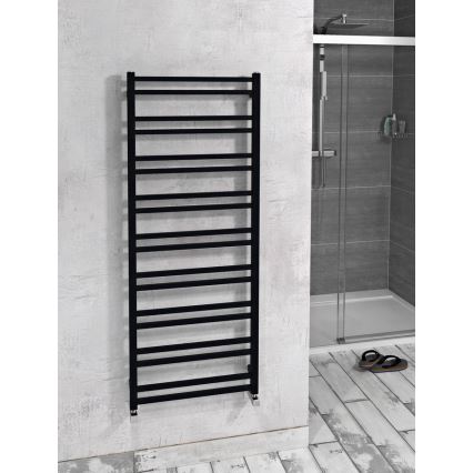 Sapho - Vannas istabas radiators METRO DOS 476W/230V 55x143 cm matēts melns