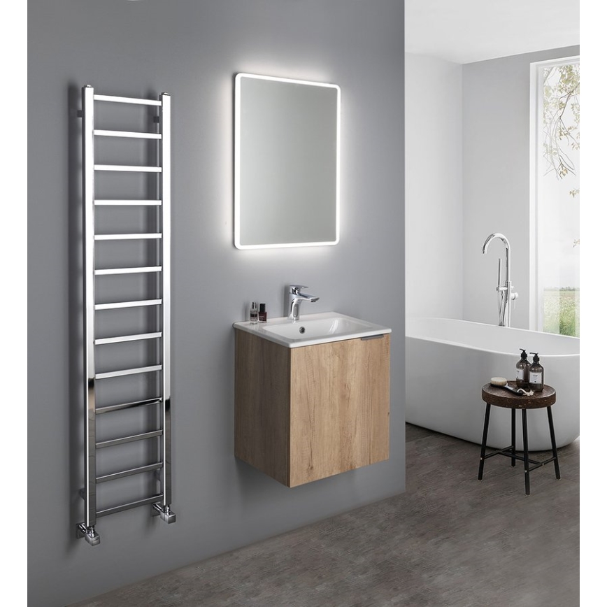 Sapho - Vannas istabas radiators METRO LIGHT 276W/230V 30x150 cm spīdīgs hroms