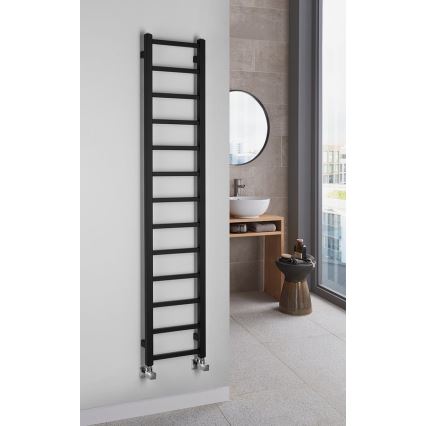 Sapho - Vannas istabas radiators METRO LIGHT 276W 30x150 cm matēta melna