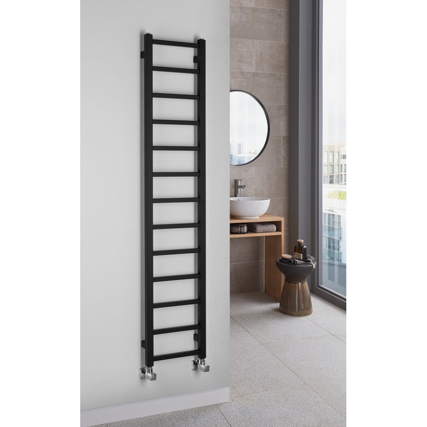 Sapho - Vannas istabas radiators METRO LIGHT 276W 30x150 cm matēta melna