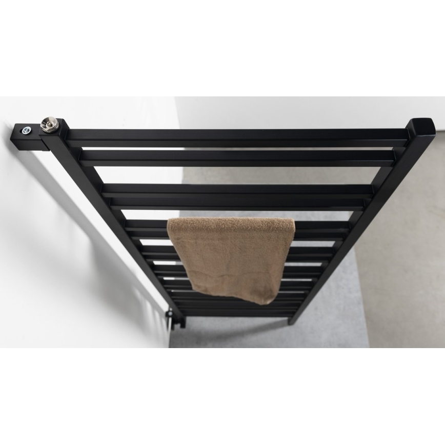 Sapho - Vannas istabas radiators METRO SPACE 525 W 55 x 143 cm, matēta melna apdare