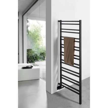 Sapho - Vannas istabas radiators METRO SPACE 525W/230V 55x143 cm matēts melns