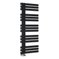 Sapho - Vannas istabas radiators SILVANA 124x50 cm matēts melns