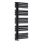 Sapho - Vannas istabas radiators SILVANA 124x50 cm matēts melns