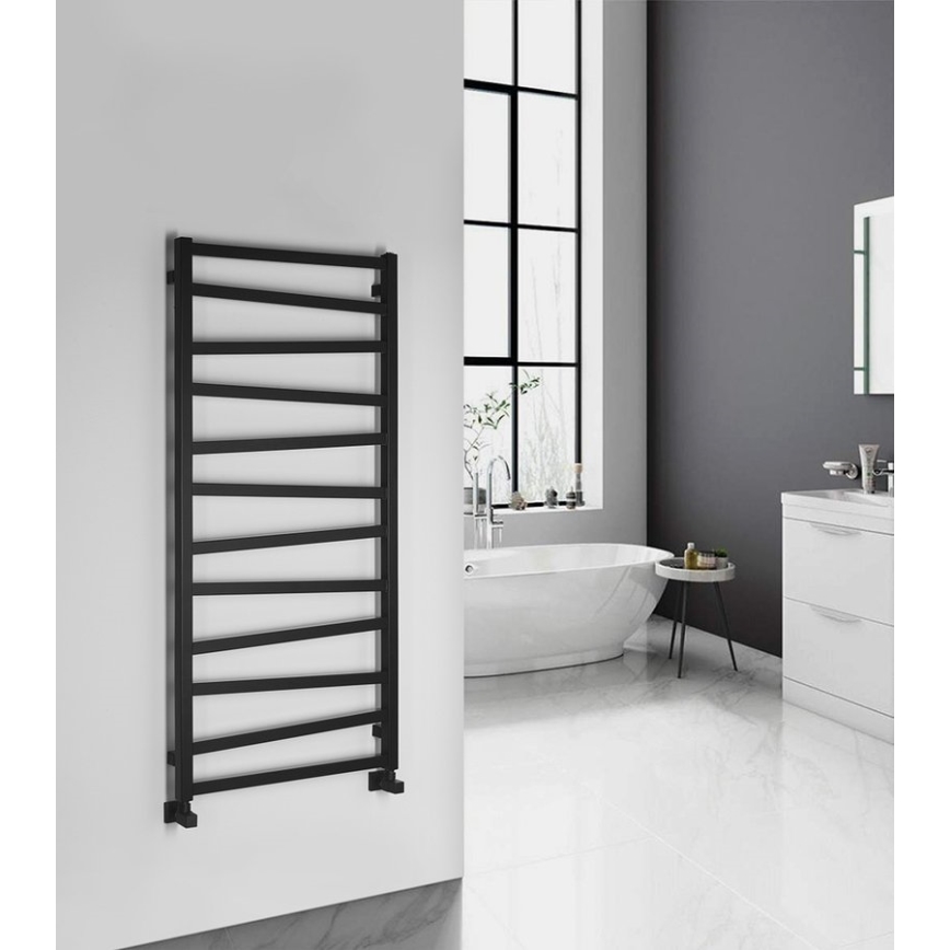 Sapho - Vannas istabas radiators ZIG 133x60 cm melns
