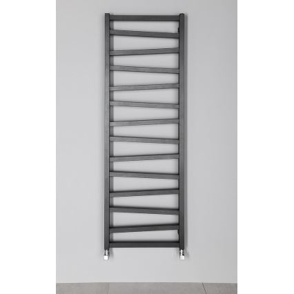 Sapho - Vannas istabas radiators ZIG 582W/230V 50x157 cm antracīts