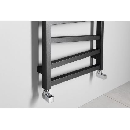 Sapho - Vannas istabas radiators ZIG 582W/230V 50x157 cm antracīts