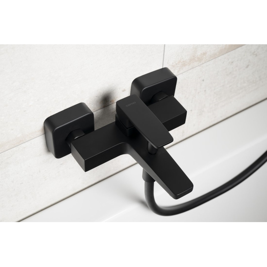 Sapho - vannas jaucējkrāns TURSI, matēts melns