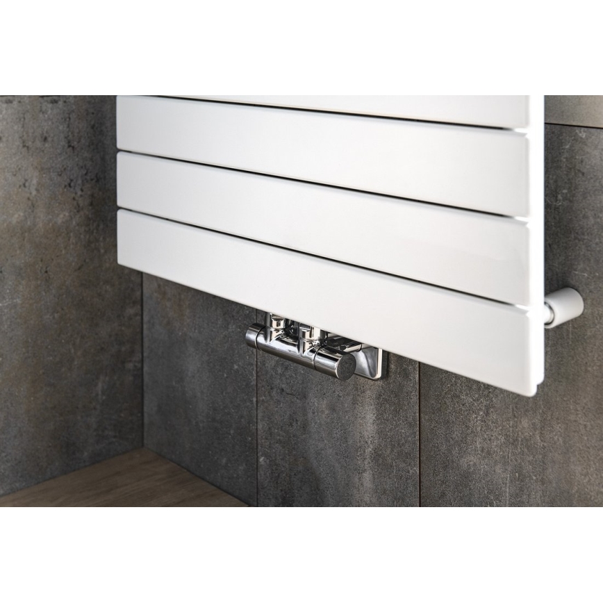 Sapho - Vārstu komplekts TWIN centrālai pieslēgšanai, spīdīgs hroms