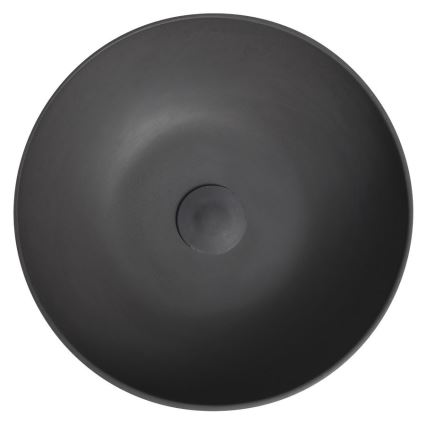 Sapho - Virsmas uzstādāma izlietne FORMIGO, Ø 39 cm, betons/antracīts