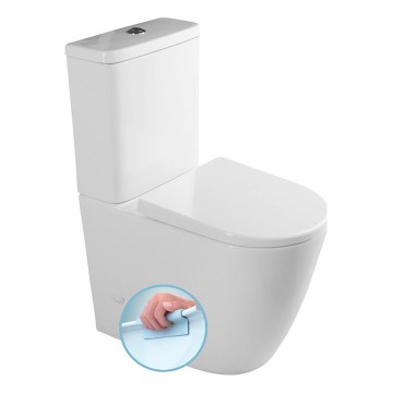 Sapho - WC kombi TURKU apakšējā/aizmugurējā izvade keramika/balta