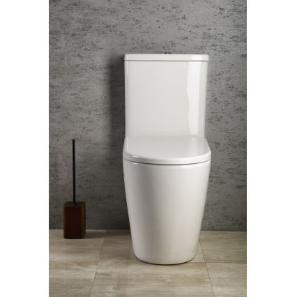 Sapho - WC kombi TURKU apakšējā/aizmugurējā izvade keramika/balta