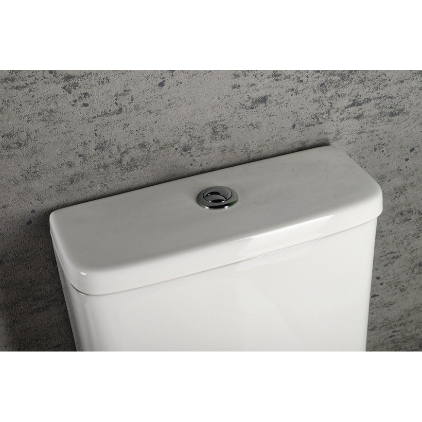 Sapho - WC kombi TURKU apakšējā/aizmugurējā izvade keramika/balta