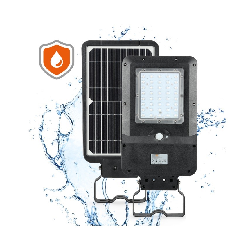 Saules darbināma LED ielas lampa ar sensoru STREET LED/15W/7,4V 4000K IP65 5400 mAh