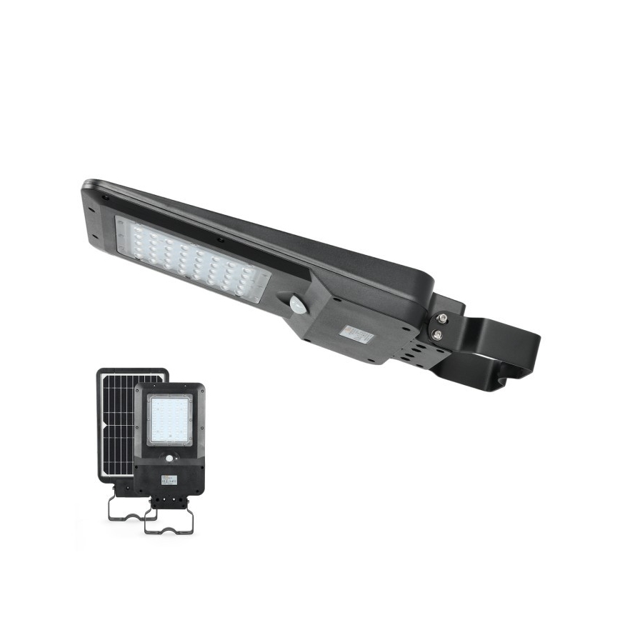 Saules darbināma LED ielas lampa ar sensoru STREET LED/15W/7,4V 4000K IP65 5400 mAh