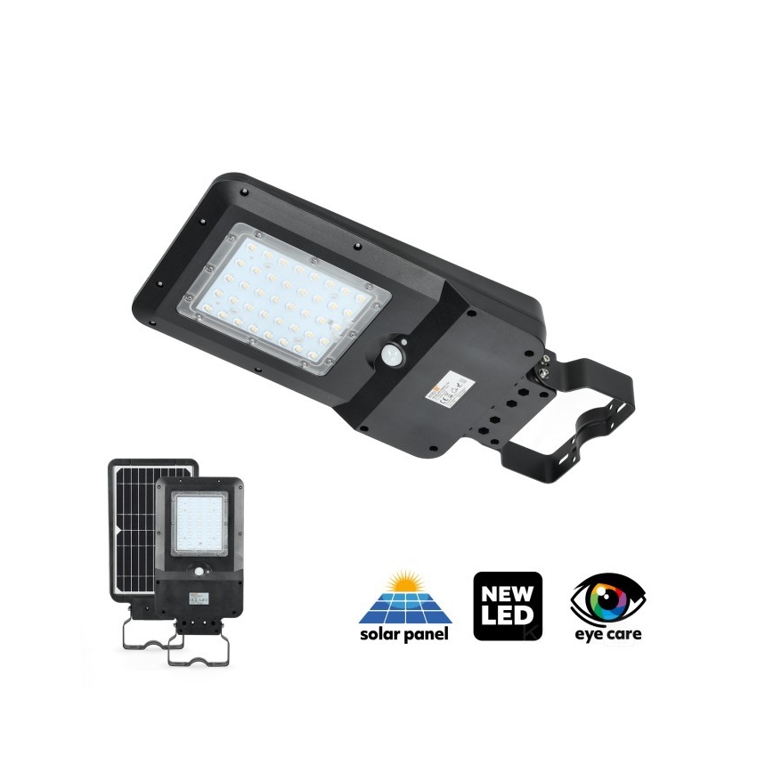 Saules darbināma LED ielas lampa ar sensoru STREET LED/15W/7,4V 4000K IP65 5400 mAh