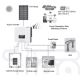 Saules enerģijas komplekts: SOFAR Saules enerģijas hibrīda pārveidotājs 6kW + akumulatora modulis AMASSTORE 10,24kWh ar bāzi ar akumulatora vadības bloku