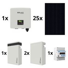 Saules enerģijas komplekts: SOLAX Power - 10kWp JINKO + 10kW SOLAX pārveidotājs 3f + 17,4 kWh akumulators