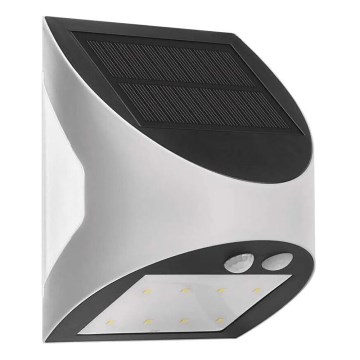 Saules enerģijas sienas lampa ar sensoru LUMI LED/3,7W IP54 balta