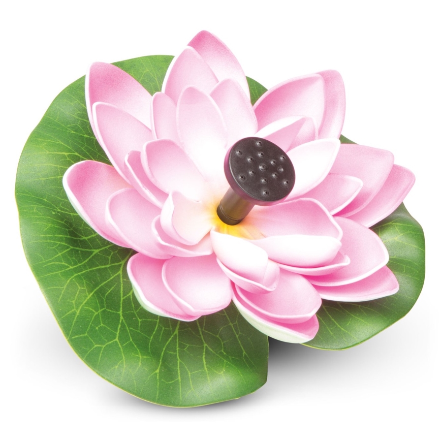 Saules enerģijas strūklaka 1,4W/7V rozā ūdensroze