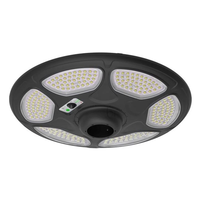 Saules ielu lampa ar LED un sensoru SOLSUMI LED/25W/3,2V IP54 25000 mAh + tālvadības pults