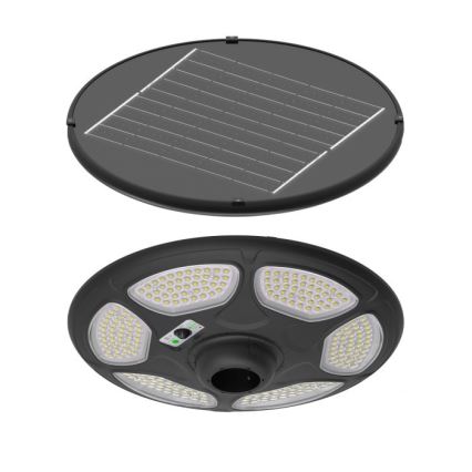 Saules ielu lampa ar LED un sensoru SOLSUMI LED/25W/3,2V IP54 25000 mAh + tālvadības pults