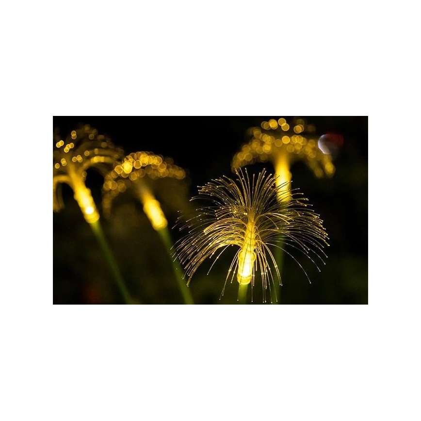 Saules LED dekoratīvais gaismeklis ar sensoru, 6×LED, 1,2 V, 3000 K, 77 cm, 600 mAh, IP44