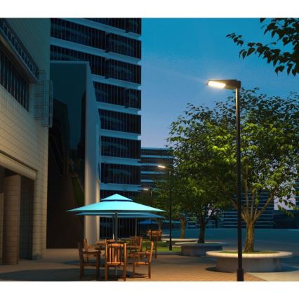 LED regulējama saules ielu lampa ar sensoru STREET LED/30W/9,6V 3000/4000K 6000 mAh IP65 + tālvadības pults