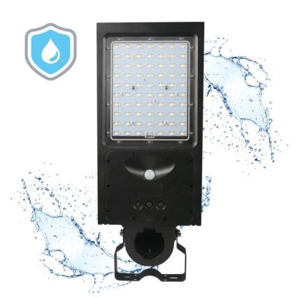 LED regulējama saules ielu lampa ar sensoru STREET LED/30W/9,6V 3000/4000K 6000 mAh IP65 + tālvadības pults