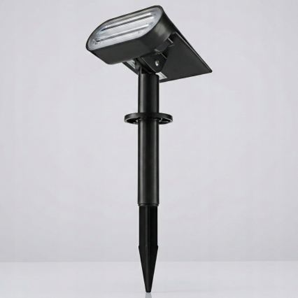 Saules LED lampa 2 vienā LED/3,7V 1200 mAh IP54 melna