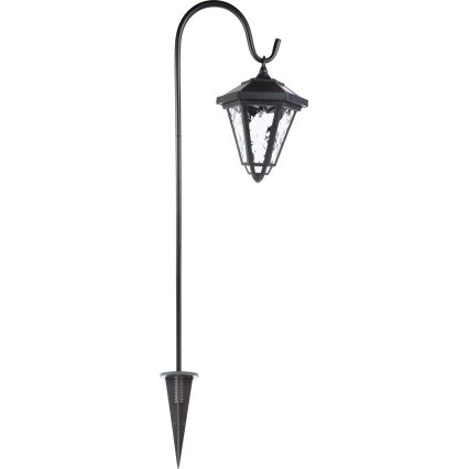 Saules LED lampa LED/1,2V 200 mAh IP44 melna
