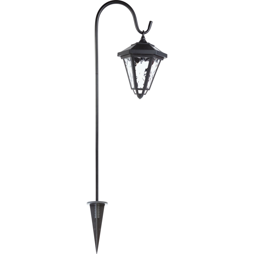 Saules LED lampa LED/1,2V 200 mAh IP44 melna
