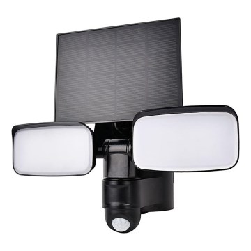 Saules LED prožektors ar sensoru LED/9W/3,7V 3600 mAh IP54