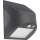 Saules LED sienas gaismeklis ar sensoru, 3 W, 3,7 V, 3000/4000 K, 1200 mAh, IP54, antracīts