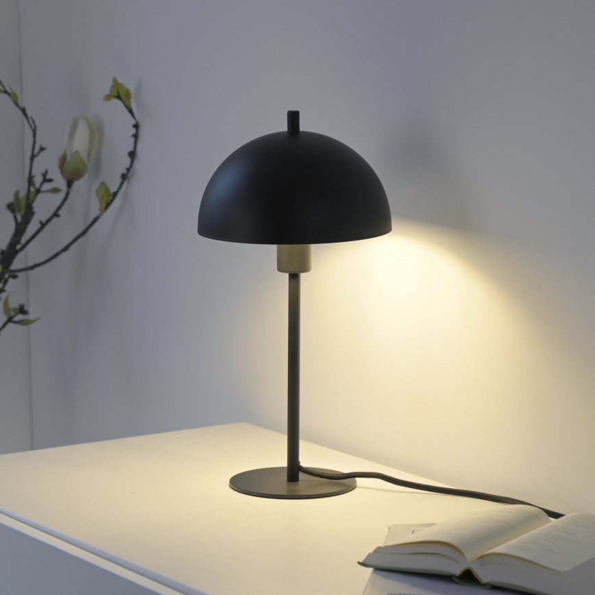 Schöner Wohnen 11726-18 - galda lampa ALI 1xE14/15W/230V melna