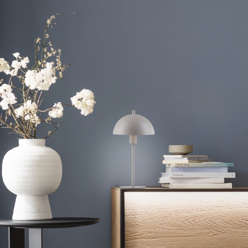 Schöner Wohnen 11726-39 - galda lampa ALI 1xE14/15W/230V pelēka