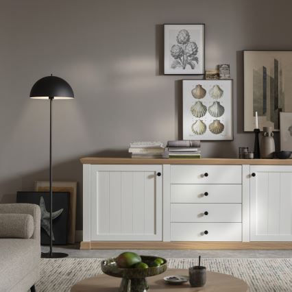 Schöner Wohnen 11727-18 - Grīdas lampa ALI 1xE27/25W/230V melna