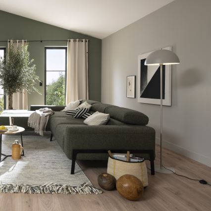 Schöner Wohnen 11727-39 - Grīdas lampa ALI 1xE27/25W/230V pelēka