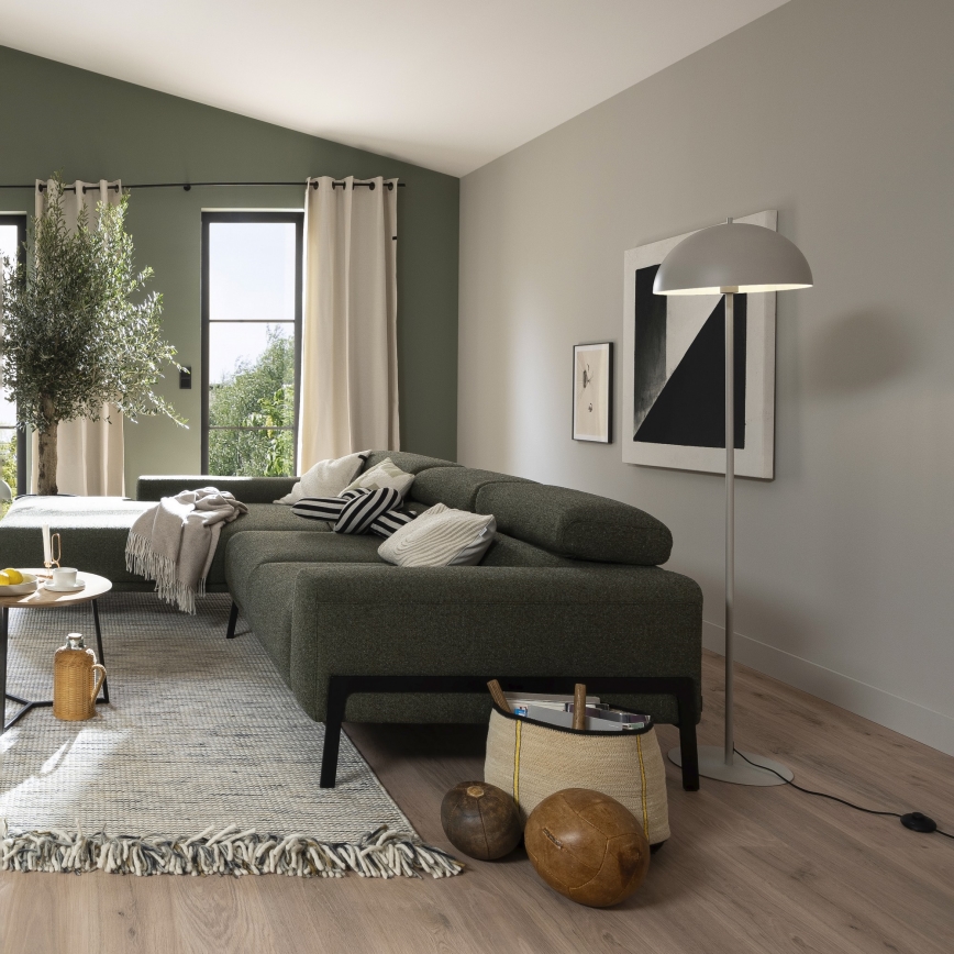 Schöner Wohnen 11727-39 - Grīdas lampa ALI 1xE27/25W/230V pelēka